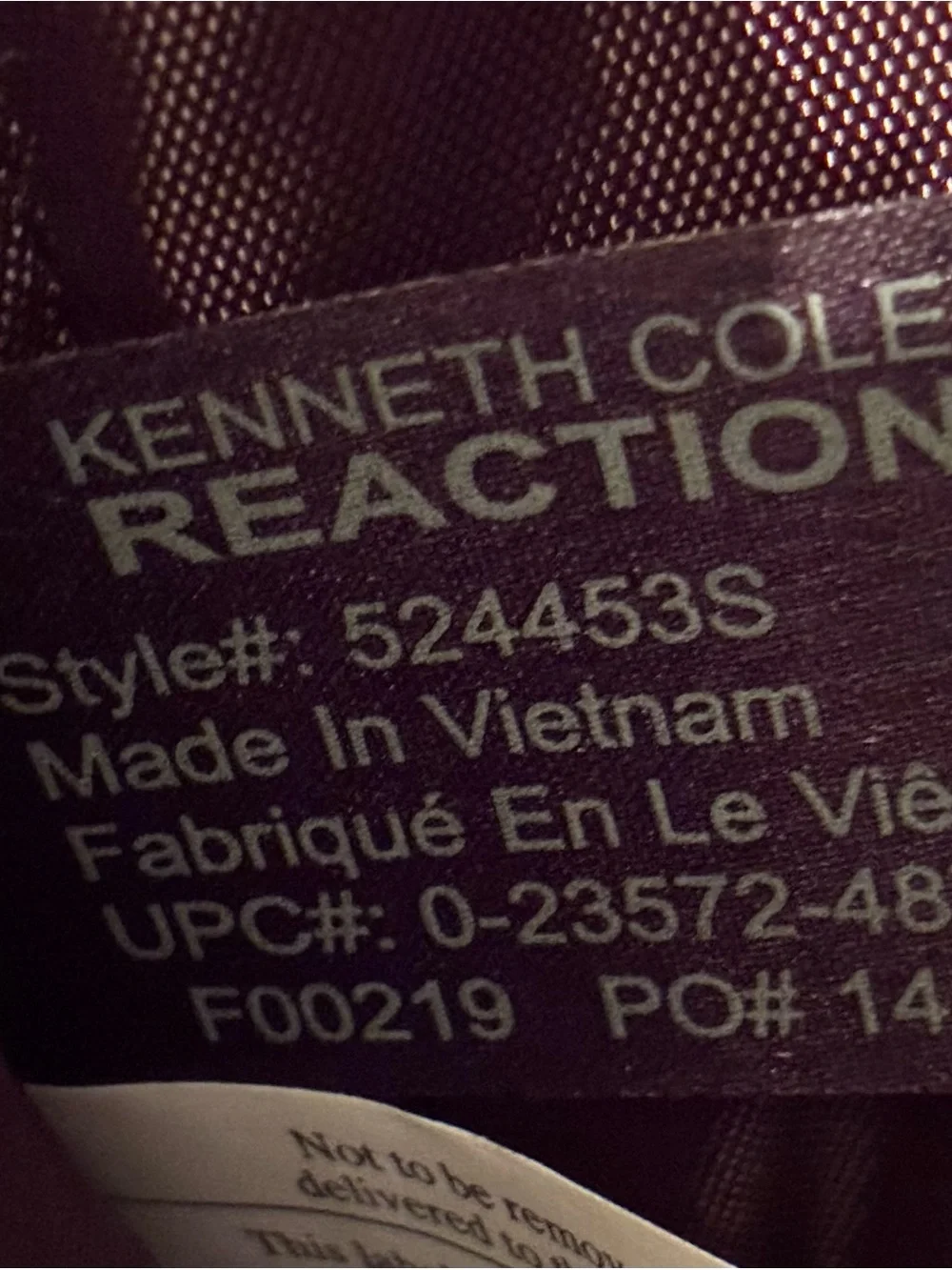Kenneth Cole Reaction genuine leather